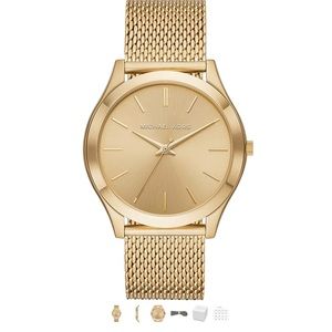 Michael Kors Slim Runway Stainless Steel Watch